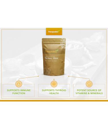 Organic Sea Moss | Whole | Wild Harvested | No Additives | 100% Raw | Sun Dried | 50g - Buy Online on GoSupps.com