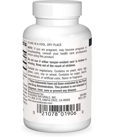 Source Naturals Benfotiamine 150 mg - 60 Tablets | Supports Healthy Nerve Function - Buy Online on GoSupps.com