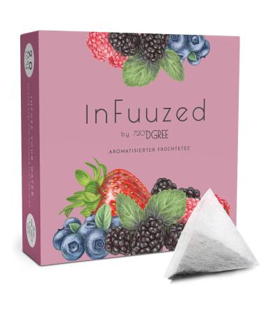 720 DGree "InfuZed" taste dark berry - 20 bags at least 10 liters - without adding sugar no calories - of course delicious for your drinking bottle: the drinks alternative to iced tea lemonade dark berry 60 g (1 Pack)