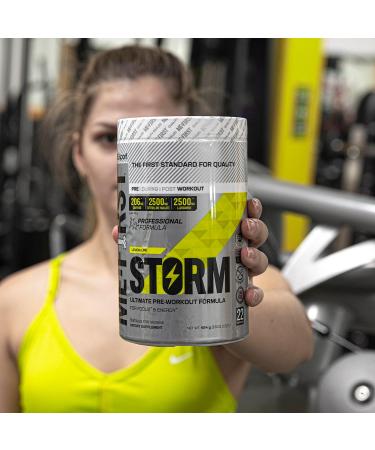 Buy Storm Pre-Workout & NO Booster (Lemon-Lime 454 g) - Best International Shipping for Energy & Performance - Buy Online on GoSupps.com