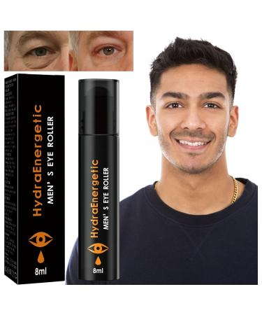 Men's Clear Eye Roller - 8ml Japanese Skincare for Dark Circles & Puffiness - Hydrating Eye Treatment - Buy Online on GoSupps.com