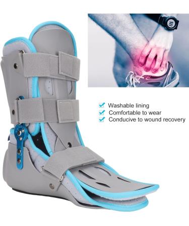 ZJchao Ankle Support Stabilizer Brace | Foot Drop Fixation Splint & Fracture Protector | Adjustable 360 Support for Ankle Sprains - M (Left - Buy Online on GoSupps.com