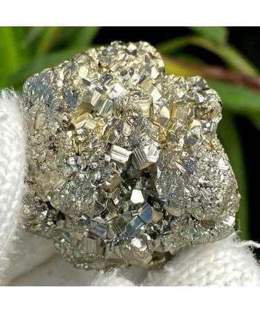 Name Natural Pyrite Ore Copper Pyrite Specimen Chalcopyrite Crystal Rock Stones Cluster Collection Stone - (Size: 150-180g) Chakra Reiki Balancing - Buy Online on GoSupps.com