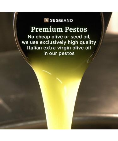 Seggiano Raw Basil Pesto 200g - Vegan, GMO- Free, Gluten-Free, Wheat-Free, Raw, Suitable for Coeliacs - Sicilian Specialty, Perfect for Pasta - Buy Online on GoSupps.com