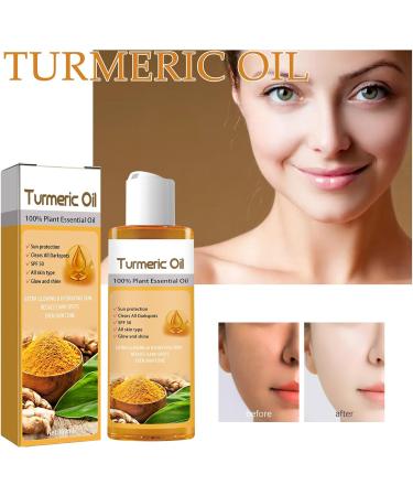 Turmeric Essential Oil Turmeric Oil Turmeric Serum Dark Spot Removal Skincare Oil Body Oil for Face and Skin Care Turmeric Oil for Skin Firming Anti Aging Face Oil - Buy Online on GoSupps.com