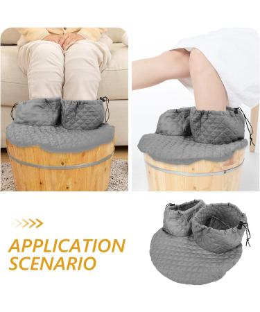 Beavorty Foot Soak Bucket Insulation Covers for Foot Basin in Diameter 38-42cm Foot Tub Covers Foot Bucket Protector Dual Bucket Cotton Foot Basin Covers - Buy Online on GoSupps.com