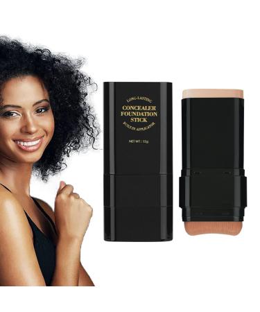 Full Coverage Foundation Stick 15g Skin-Fitting Foundation Concealer - Double-Headed Face Mask for Girls Long-Lasting Concealer