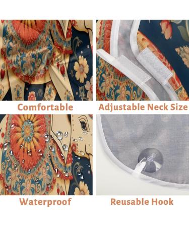 Ethnic Elephant Beard Bib Apron - Best Beard Hair Catcher for Men | Perfect Father's Day & Christmas Gifts for Dad & Husband - Buy Online on GoSupps.com