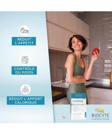 BIOCYTE The Sensor - Slimming Weight Control Reduces Appetite and Caloric Intake - Garnicia Maike Gymnema Sylvestre Chromium - 45 Capsules - Vegan - 15 Day Program - Buy Online on GoSupps.com