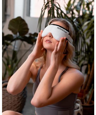 Avenova Moist Heating Eye Compress Mask - Relief for Allergies, Sinuses, Headaches, and Irritated Eyes - Buy Online on GoSupps.com