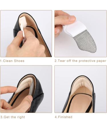 KINBOM Heel Grips - Self-Adhesive Cushions for Loose Shoes | Nude Color | Men & Women | Sneakers & High Heels - Buy Online on GoSupps.com