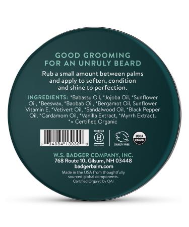 Badger Navigator Class Beard Balm 2 oz - Premium Grooming & Conditioning - Buy Online on GoSupps.com