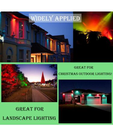 SAKOLLA 10Pcs Christmas Gel Filter - Red/Green Transparent Film 8.5 x 11 Inches Colored Overlays for Outdoor Lighting - Christmas Landscape Decoration - Buy Online on GoSupps.com