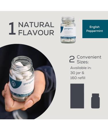 Georganics Peppermint Chewing Gum 30-Pieces - Buy Online on GoSupps.com