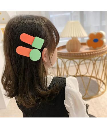 LALAFINA 5 Pairs Geometric Hairpin Girl Hairpins Rhinestone Trim Kids Hair Clip Girl Hair Clips Hair Decorations Barrettes for Girls Metal Hair Clips Decorate Iron Child Korean - Buy Online on GoSupps.com