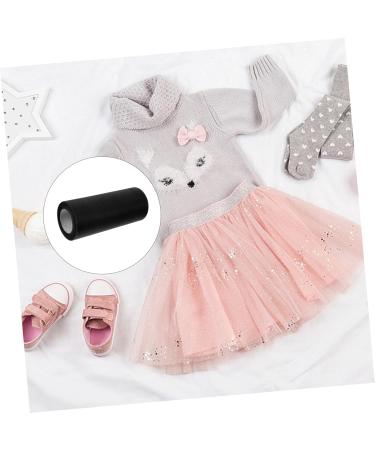 STOBOK 4 Rolls White Skirt Womens Skirts Baby Belt Diy Mesh Ribbon Mesh Belt Wedding Bride Decorative Mesh Black 0.01X15X2285CM - Buy Online on GoSupps.com