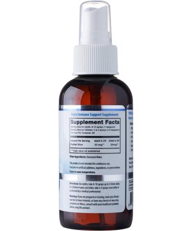 Buy Pure Silver Remedies Rapid Defense Colloidal Nano Silver Spray 10 PPM - Daily Immune Support Supplement 4 fl oz | Fast International Shipping - Buy Online on GoSupps.com