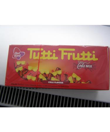  Red Band Red Band Cola Mix Pack of 48 mini tins of 15g fruit candies glass molds and bottles lozenges soft gums - Buy Online on GoSupps.com