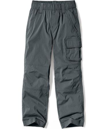 Kids Youth Hiking Cargo Pants UPF 50+ Quick Dry Driflex Charcoal - Small - Buy Online on GoSupps.com