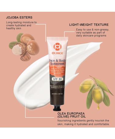 Natural Mineral Sunscreen SPF 30 | Hydrating Tallow & Zinc Oxide | Non-Sticky Face & Body Protection - Buy Online on GoSupps.com