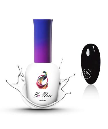 So Nice Nail Polish Smudge-proof UV LED Brave Shine 8 ml Transparent Gel Polish Top Coat -Brave Shine