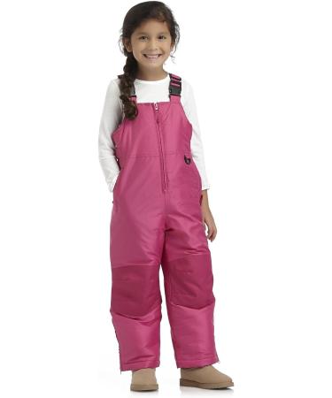 iXtreme Kids Unisex Insulated Ski Bib Snowpant Snowsuit - Berry 6X/7 - Buy Online on GoSupps.com