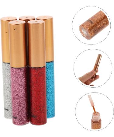 FOMIYES 5pcs Stage Makeup Eyeshadow Glitter Eyeshadow Eye Shadow Sticks Eyeshadow Stick Gold Eyeliner Liquid - Buy Online on GoSupps.com