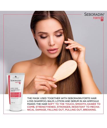 Seboradin Hair Growth Vitamins for Hair Loss & Thinning | Natural Extracts Scalp Care | 150 ml Forte - Buy Online on GoSupps.com