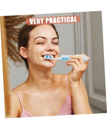 FRCOLOR 6pcs Folding Toothbrush Set - Soft Bristles Travel-Friendly Convenient Plastic Toothbrushes for Outdoor & Travel Cleaning Accessories - Buy Online on GoSupps.com