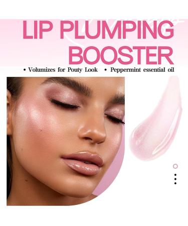 Natural Lip Plumper Gloss - Spicy Hydrating Lip Oil & Care Serum for Women | Boost Your Lips - Buy Online on GoSupps.com