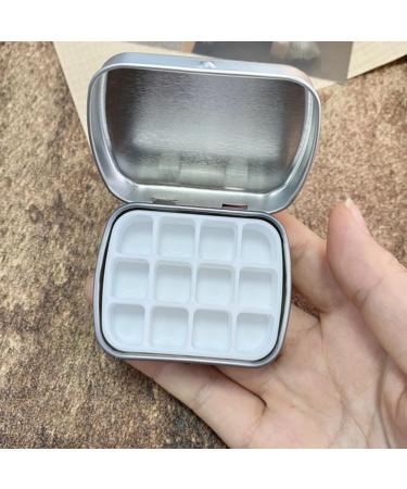 SEWACC Palette de Vernis Ongles Vide 12 Compartiments en M tal Bo te de Rangement Portable pour Maison et Voyage Lot de 2 tuis Solide - Buy Online on GoSupps.com