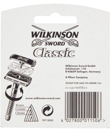 Buy Wilkinson Sword Double-Edge Classic Blades x10 - Premium Quality for a Smooth Shave | International Shipping Available - Buy Online on GoSupps.com