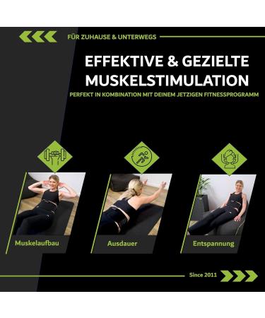 Eaglefit EMS Belly Trainer Belt - Effective Home Fitness Device for Abdominal & Back Training with App - Buy Online on GoSupps.com