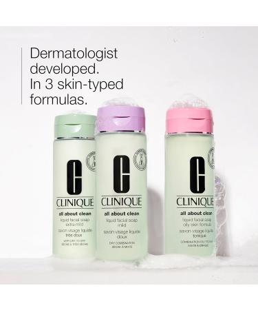 CLINIQUE Mild Liquid Facial Soap 6.7oz - Gentle Face Cleanser for Sensitive Skin - Buy Online on GoSupps.com