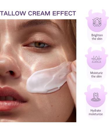 Tallow Balm - Moisturiser for Dry Skin - Body Lotion - Beef Tallow Lavender Body Moisturiser for Women&Men - Nourish Smooth Body Cream - Repair Barrier Face Moisturiser Balance Oil Body Care - Buy Online on GoSupps.com