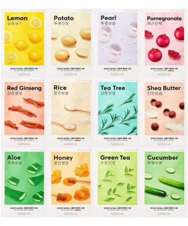 MISSHA Airy Fit Sheet Mask Green Tea green tea cloth mask WATER type dry skin moisture 1 piece - Buy Online on GoSupps.com