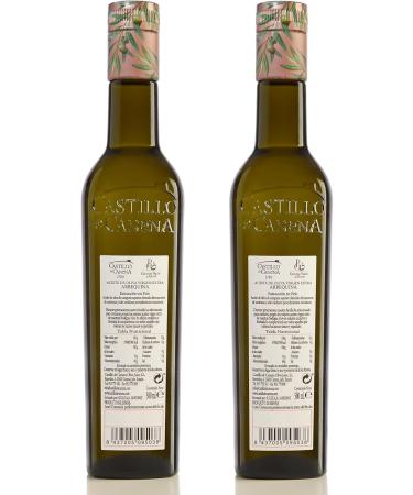 CASTILLO DE CANENA - Extra Spanish Virgin Olive Oil Reserva Familiar Arbequina (Arbequina Family Reserve) - Pack of 2 bottles of 500 ml - Buy Online on GoSupps.com