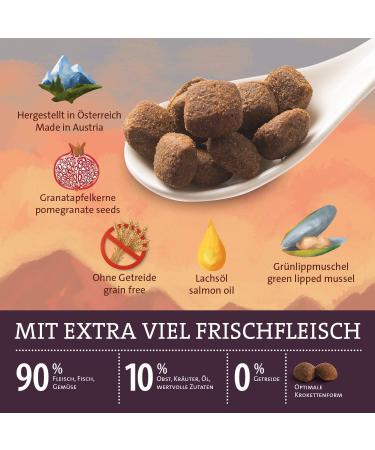 Granaphet Natural Salmon & Turkey Dog Food 4kg - Grain & Sugar-Free Sole Feed for Adult Dogs - Buy Online on GoSupps.com