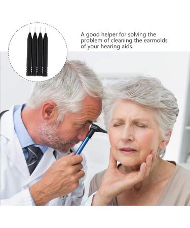 Baluue Cleaning Tool 4Pcs Vent Cleaning Tool Earpiece Earmold Vent Cleaner Earwax Remover Tool Black Duct Cleaning Tools - Buy Online on GoSupps.com