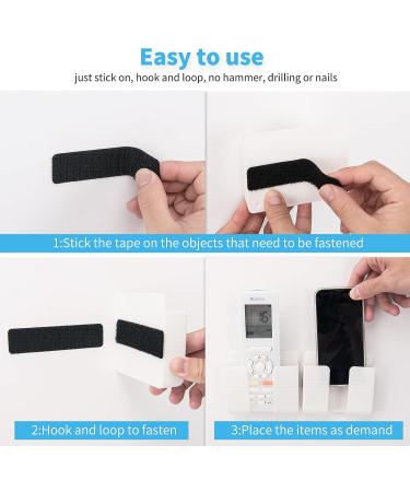 Art3d 16 Sets Double-Sided Hook and Loop Tape Sticky Back Adhesive Strips - Heavy Duty 1 in. x 4 in - Buy Online on GoSupps.com