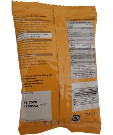 Alesto Roasted Cashew Nuts & Peanuts 200g Vegatarian (Honey) - Buy Online on GoSupps.com