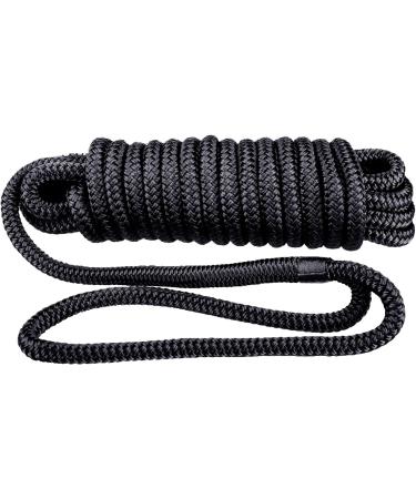 Amarine Made Double Braided Nylon Dock Lines 4840lbs Breaking Strength - 4 Pack, 25ft, 1/2 - Marine Mooring Rope Boat Dock Lines - Buy Online on GoSupps.com