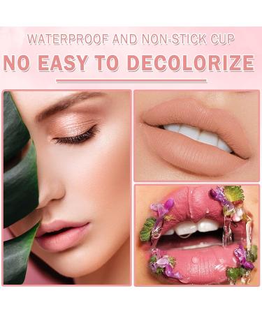 Ionsgako Matte Nude Lipstick - Long Lasting & Waterproof Lip Stain in Peach Shade for Women | Non-Drying Formula - Buy Online on GoSupps.com