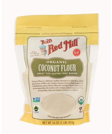 Bob's Red Mill Organic Coconut Flour - Gluten Free, 16 oz | Healthy Baking - Buy Online on GoSupps.com