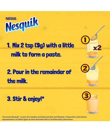 Nesquik Milkshake Mix Banana 500g (Pack of 4) - Buy Online on GoSupps.com