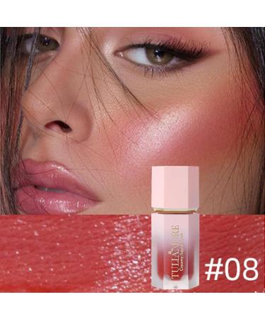 Liquid for Cheeks Waterproof Cream Makeup Stick - Natural Long-Wearing Liquid Cheek Smudge-Proof Look for Women's Eyes Cheek Lips Makeup Fanelod 08# - Buy Online on GoSupps.com