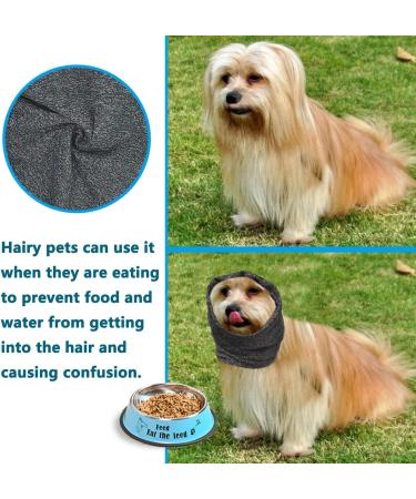 Pattepoint Dog Earmuffs & Hooded Sweaters | Noise Protection & Comfort for Dogs & Cats | Anxiety Snood - Gray L - Buy Online on GoSupps.com