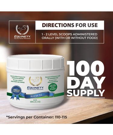 Equinety XL Horse Supplement - Joint & Hoof Support Powder - 21.2 OZ - Buy Online on GoSupps.com