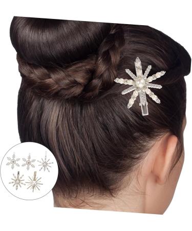 FRCOLOR Clips Pin Crystal for Hair Decorations Xmas Lady Flower Children Rhinestone Parties Snow Bridal Clear Wedding Shiny Rhinestones Silver Holiday Gorgeous Sparkly Party with - Buy Online on GoSupps.com