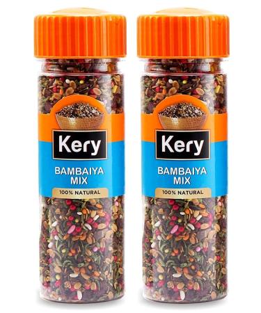 Kery Bambaiya Mix Mouth Freshener 2 Bottles 260g (Dhana Daal Mumbai Mukhwas)_Packing May Vary